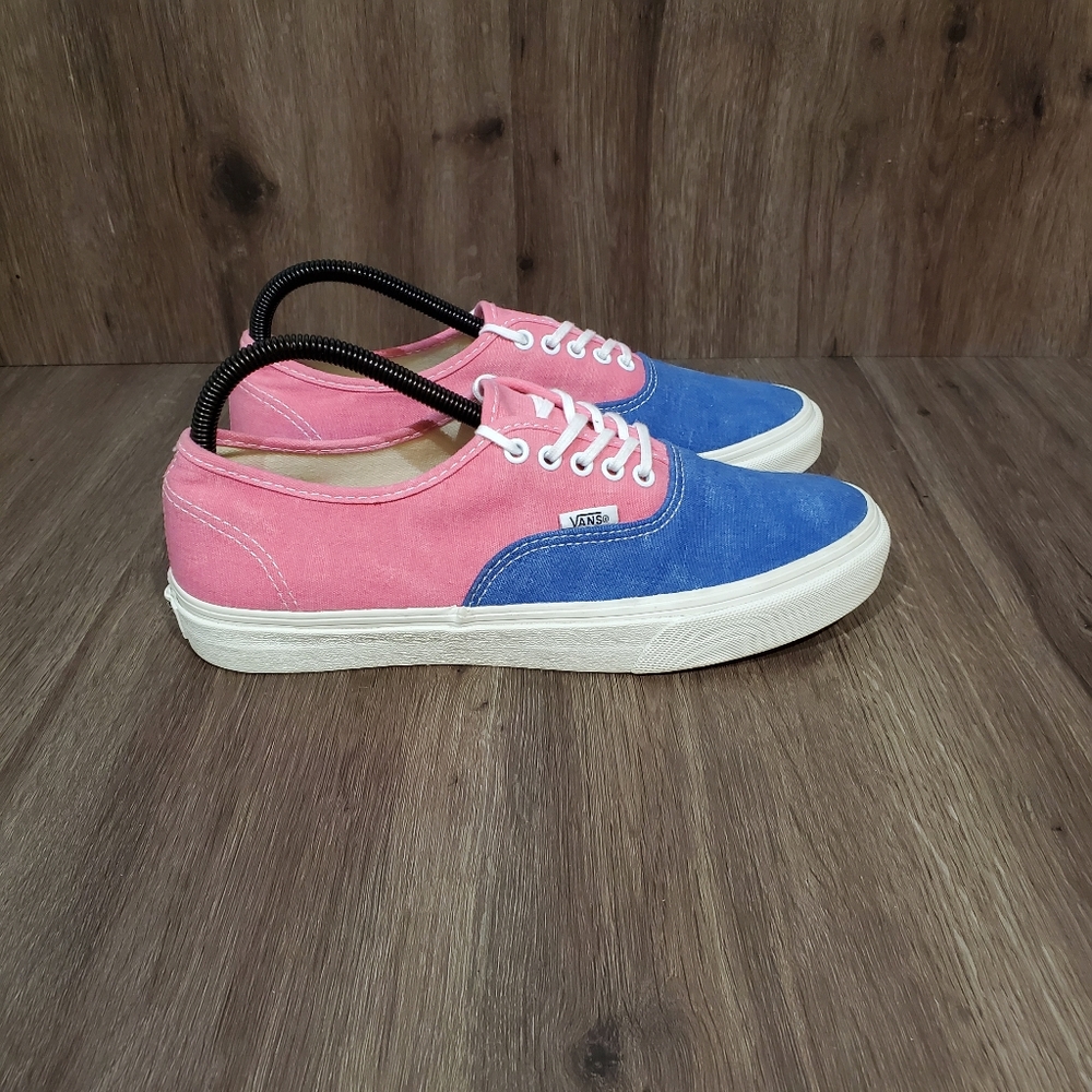 Vans Low Top Sneakers Pink Blue